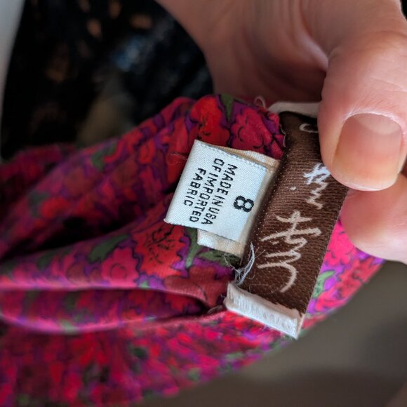 Vintage Silk Skirt - Picture 4 of 6